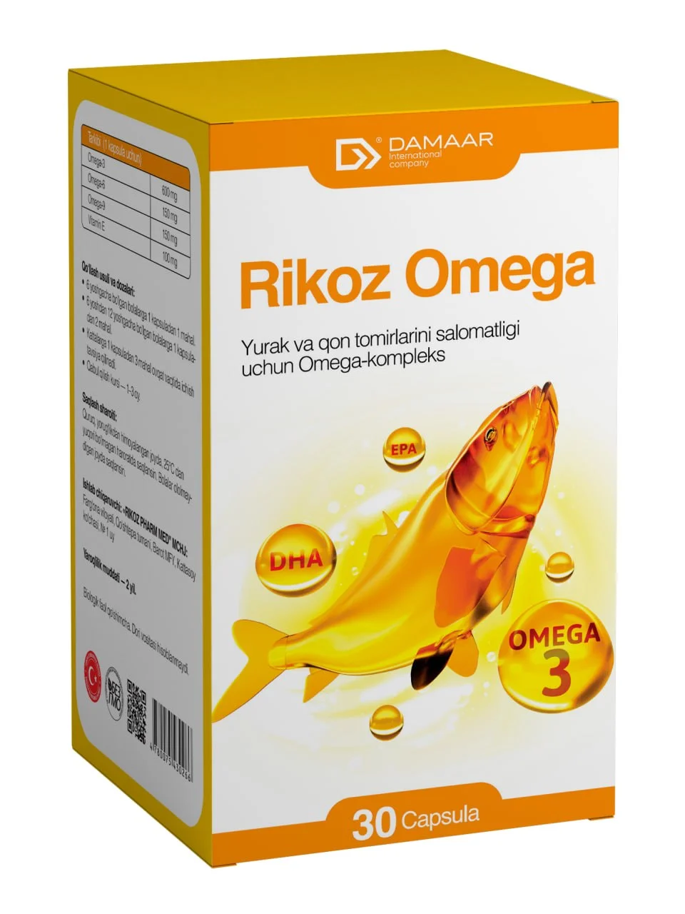 Rikoz Omega kapsulalari N30
