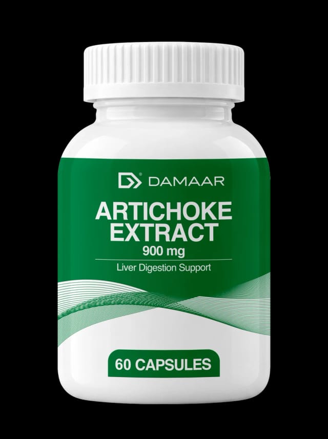 DAMAAR Artichoke Extract 900 mg — Jigar va ovqat hazmini qoʻllab-quvvatlash
