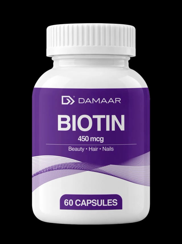 DAMAAR Biotin 450 mkg — Goʻzallik, soch va tirnoqlar
