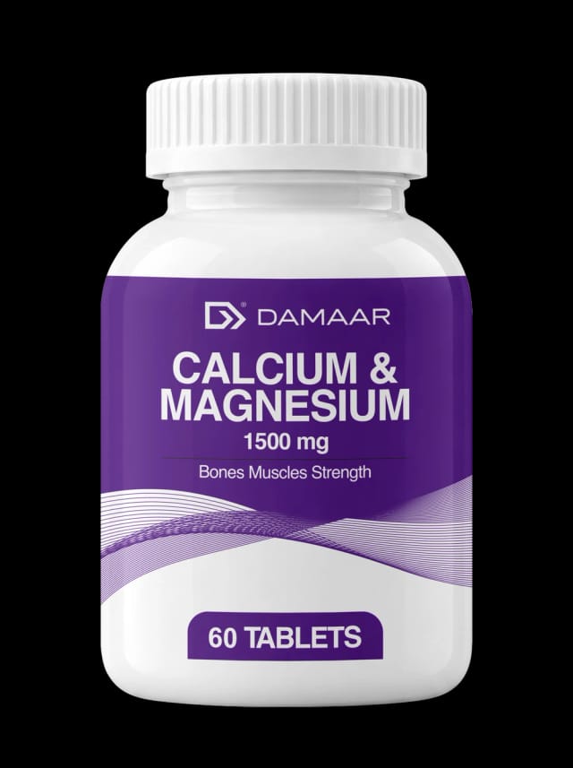 DAMAAR Calcium & Magnesium 1500 mg — Suyaklar, mushaklar va kuch