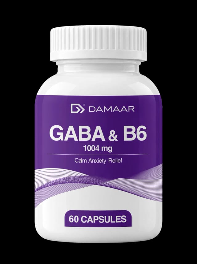 DAMAAR GABA & B6 1004 mg — Xotirjamlik va tashvishni kamaytiruvchi