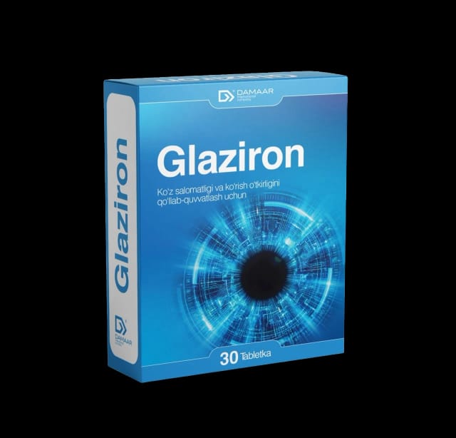 Glaziron tabletkalar N30 — ko'z salomatligi