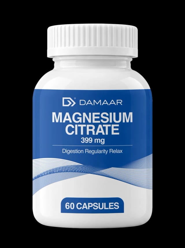 DAMAAR Magnesium Citrate 399 mg — Ovqat hazmi, muntazamlik va boʻshashish