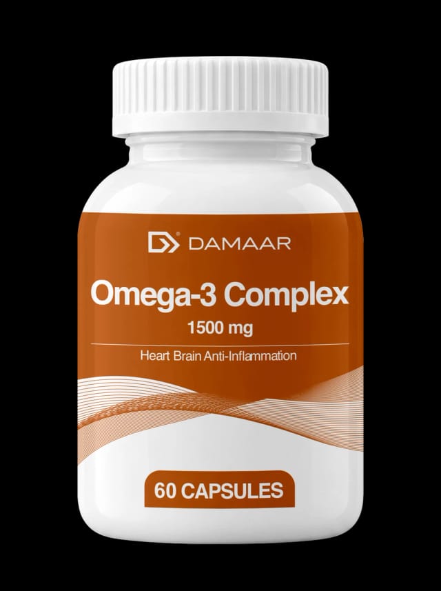 DAMAAR Omega-3 Complex 1500 mg — Yurak, miya va yalligʻlanishga qarshi