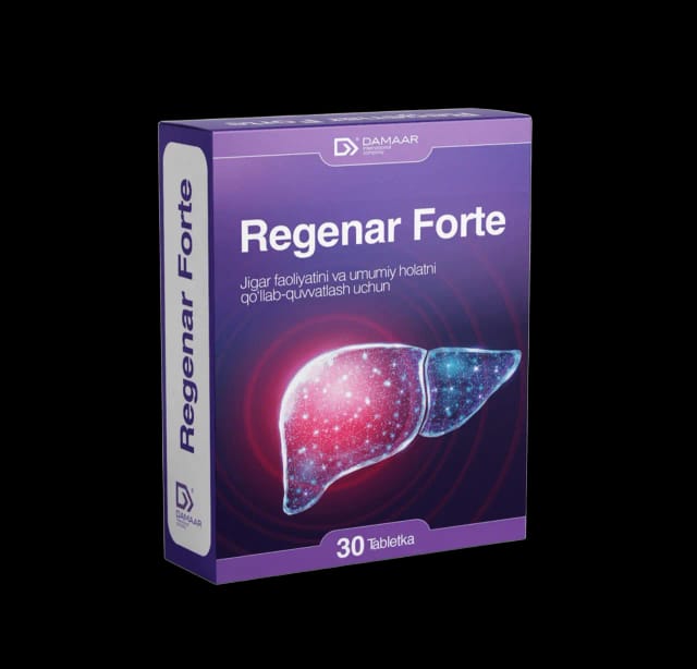 Regenar Forte tabletkalar N30 — jigarni qo'llab-quvvatlash