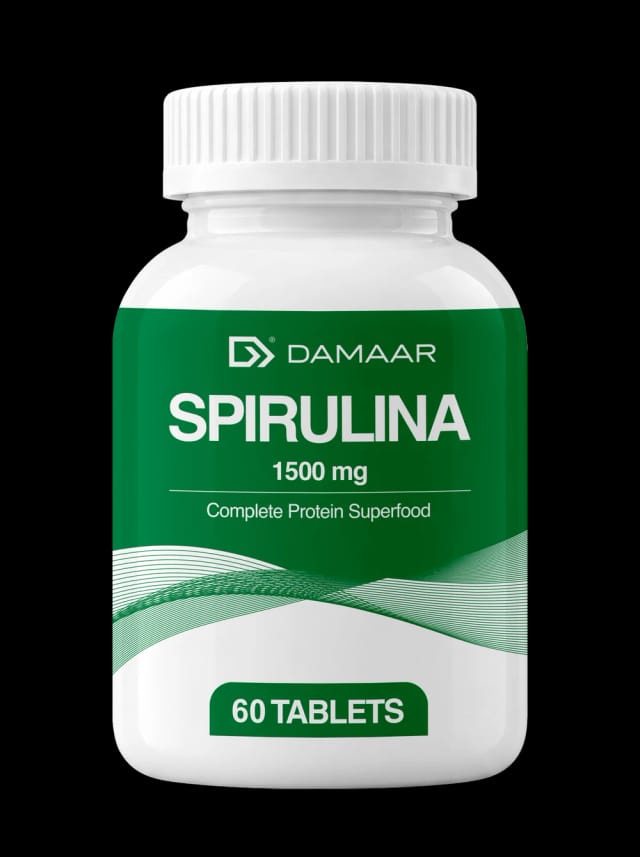 DAMAAR Spirulina 1500 mg — Toʻliq oqsilli superfood
