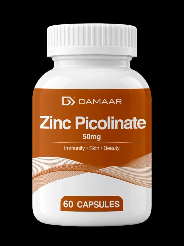 DAMAAR Zinc Picolinate 25 mg — Immunitet, teri va goʻzallik